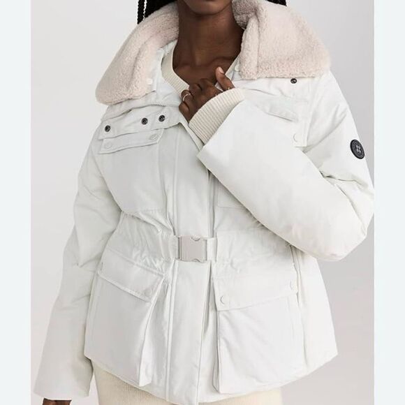 Sweaty Betty Alpine Ski Jacket Lily White Size Small - Picture 1 of 16